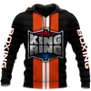 BlueJose Premium Boxing King Ring 3D Hoodie