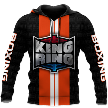 BlueJose Premium Boxing King Ring 3D Hoodie