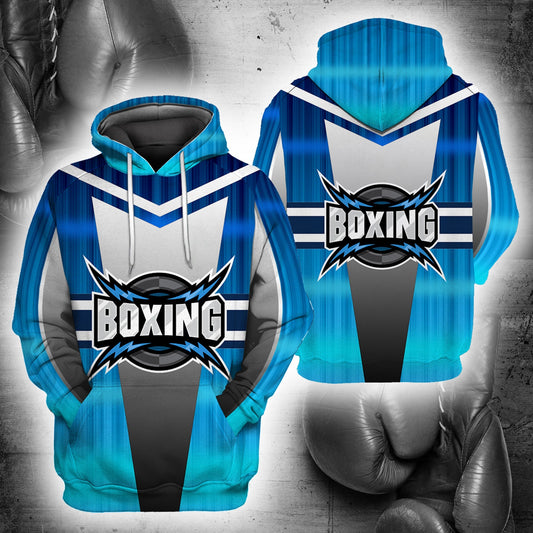 BlueJose Boxing Blue Version 3D Hoodie