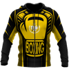 BlueJose Boxing Black & Yellow 3D Hoodie