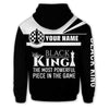 BlueJose Chess Black King Powerful Custom Name 3D Hoodie