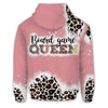 BlueJose Chess Pink Leopard Board Game Queen 3D Hoodie