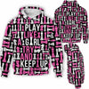 BlueJose Chess Pink Play Like A Girl 3D Hoodie