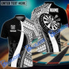 BlueJose Darts Tribal Pattern Personalized Name, Team Name 3D Shirt (4 Colors)