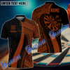 BlueJose Darts Tribal Pattern Personalized Name, Team Name 3D Shirt (4 Colors)