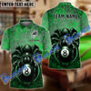 BlueJose Billiards Ball 8 Poison Spider Personalized Name Shirt (4 Colors)