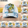 BlueJose Fishing Outdoor Water Splash Compass Graphic Personalized Cap (13 Breeds)