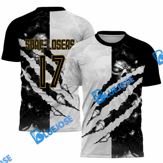 BlueJose Custom Skull Soccer Shirt