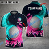 BlueJose Golf Spinning Paint Customized Name, Team Name 3D Shirts (4 Colors)