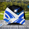 BlueJose Golf Fire Ball Plus Personalized Name Cap ( 4 Colors )