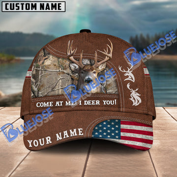 BlueJose America Hunting Deer I Deer You Multicolor Personalized Cap