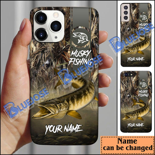 BlueJose Musky Nature Personalized Name Phone Case