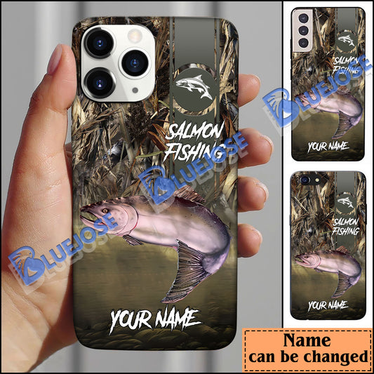 BlueJose Salmon Nature Personalized Name Phone Case