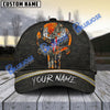 BlueJose Hunting Deer Punisher Skull American Flag Camo Pattern Multicolor Personalized Cap