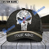 BlueJose Hunting Deer Punisher Skull American Flag Camo Pattern Multicolor Personalized Cap