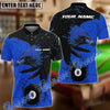 BlueJoses Billiards Ball 8 King Eagle Customized Name 3D Shirt (4 Colors)