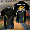 BlueJoses Bowling And Pins Sport Basic Customized Name 3D Shirt ( 5 Colors)