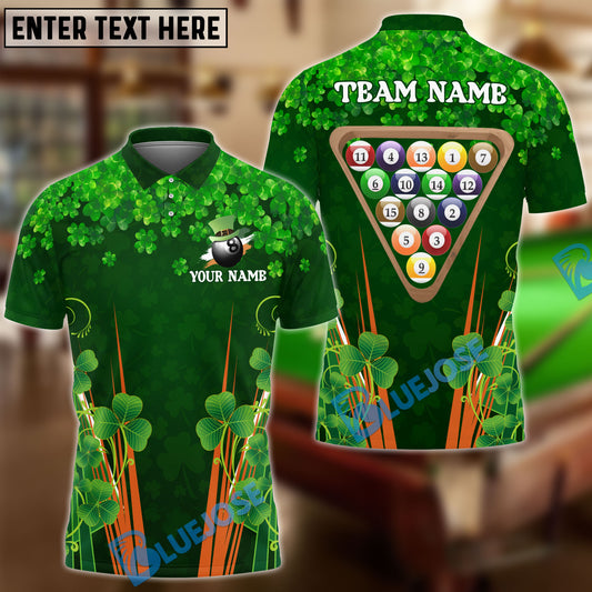 BlueJose Billiards Irish St. Patrick's Day Personalized Shirt