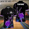 BlueJose Bowling And Pins Star Way Customized Name 3D Shirt ( 6 Colors)