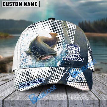 BlueJose Personalized Catfish Fishing Skinfish Water Sport Pattern Classic Cap