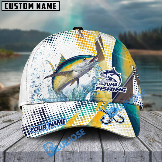 BlueJose Personalized Tuna Fishing Skinfish Water Sport Pattern Classic Cap