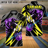 BlueJose Bowling And Pins Lightning Bear Customized Name, Team Name 3D Shirt (4 Colors)