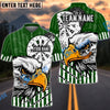 BlueJose Darts Eagle Offwhite Personalized Name, Team Name Shirt (4 Colors)
