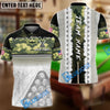 BlueJose Billiards 8 Ball Pool Camo Stick Personalized Name Shirt (4 Colors)