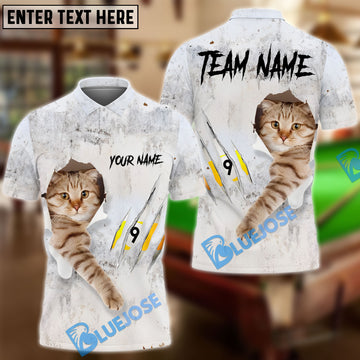 BlueJose Billiards Ball 9 Cat Mew Personalized Shirt (2 Colors)