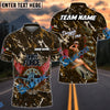 BlueJose Darts Dart Force Army Customized Name, Team Name 3D Shirt (4 Colors)