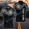 BlueJose Darts Maori Tribal Golden Customized Name, Team Name 3D Shirt (4 Colors)