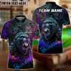 BlueJose Billiards 8-Ball Fierce Gorilla Personalized Name Shirt (4 Colors)