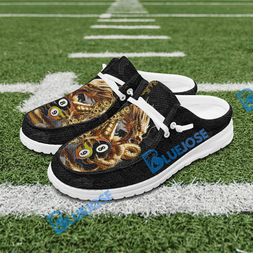 BlueJose Billiards 8 Ball 9 Ball Golden Dragon Yin And Yang Mesh Dude Shoes (4 Colors)