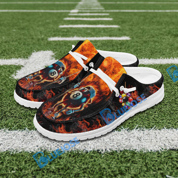 BlueJose Billiards Funny Fire 8 Ball Mesh Dude Shoes (4 Colors)