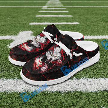 BlueJose Billiards Ball 8 Bloody Wolf Mesh Dude Shoes (4 Colors)