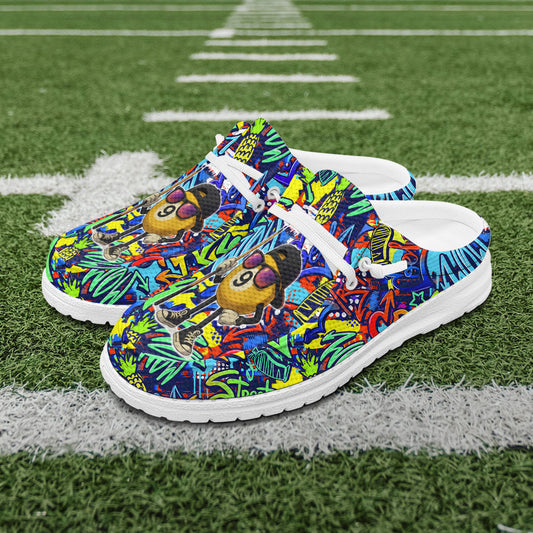 BlueJose Ball 9 Beer Crown Pool Tee Funny Bar Mesh Dude Shoes (4 Colors)