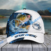 BlueJose Fishing Blue Lava Classic Fin Personalized Cap (11 Breeds)