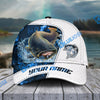 BlueJose Fishing Blue Lava Classic Fin Personalized Cap (11 Breeds)