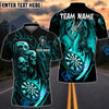 BlueJose Darts Dragon And Skull Multicolor Options Personalized Name Shirt (6 Colors)