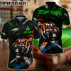 BlueJose Billiards 8 Ball Tiger King Customized Name, Team Name 3D Shirt (6 Colors)