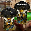 BlueJose Billiards 8 Ball Funny Beer Bee Customized Name, Team Name 3D Shirt (6 Colors)