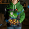 BlueJose Personalized Bear Campfire Adventure Hoodie