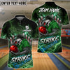 BlueJose Bowling & Pins Thunder Werewolf Customized Name, Team Name 3D Shirt (6 Colors)