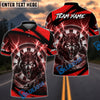 BlueJose Darts Lightning Wolf With Dartboard Design Personalized Name, Team Name Unisex Shirt (6 Colors)