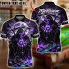 BlueJose Billiards Ball 8 Dark Ember Reaper Personalized Name Shirt (4 Colors)