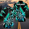 BlueJose Darts Thunder Sport Theme Personalized Name, Team Name Unisex Shirt (4 Colors)