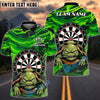 BlueJose Darts Grumpy Turtle Personalized Name, Team Name Unisex Shirt (4 Colors)