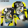 Bluejose Fishing Funny Beer Skin Custom Name & Team Name 3D Shirts (12 Breeds)