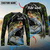 Bluejose Fishing Green Thunder Strike Custom Name & Team Name 3D Shirts (12 Breeds)