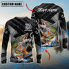Bluejose Fishing Black Gray Grunge Anchor Vintage Custom Name & Team Name 3D Shirts (12 Breeds)